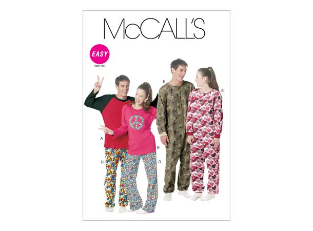 McCall's 6251 - Pysjamas og Jumpsuit
