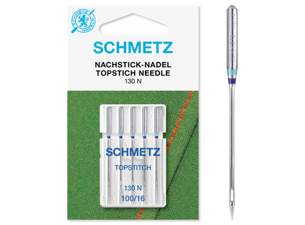 Schmetz topstitchnåler 100/16