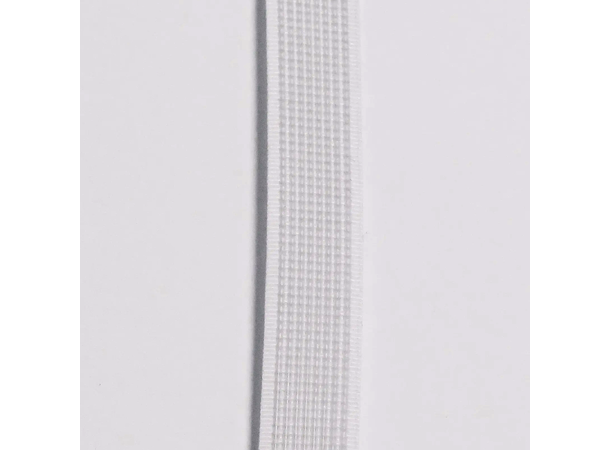 Spilebånd til korsett, 12mm hvit