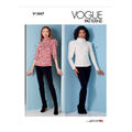 Vogue 1847 - Bluse med puffermer B5 (8-10-12-14-16)