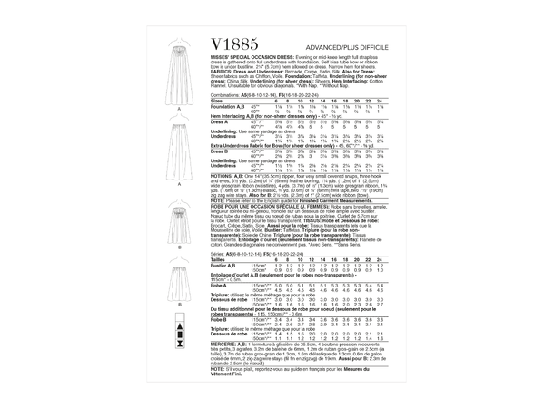 Vogue 1885 - Vintage kjole.