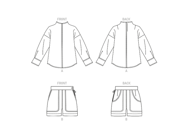 Vogue 1912 - Genser og shorts.