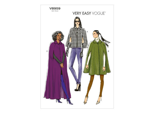 Vogue 8959 - Cape.