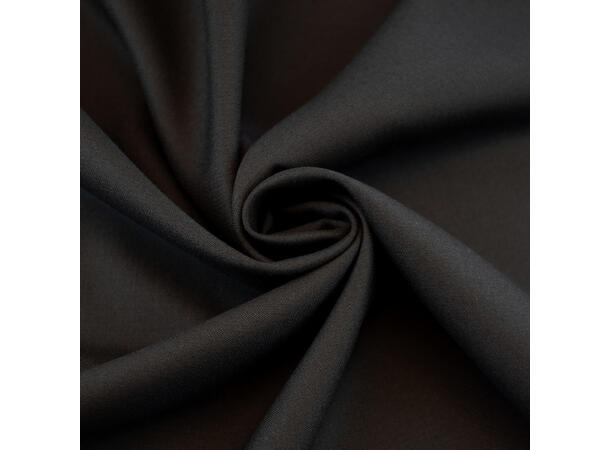 Økologisk Glatt Medium Tykk Ull, sort