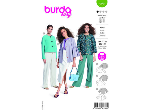 Burda 5830 - Jakke