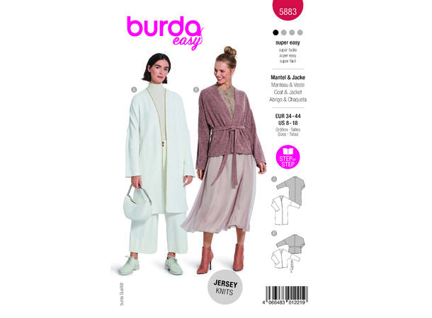 Burda 5883 - Jakke