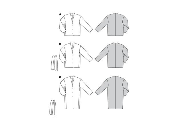Burda 5976 - Jakke og kåpe