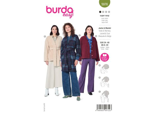 Burda 5976 - Jakke og kåpe