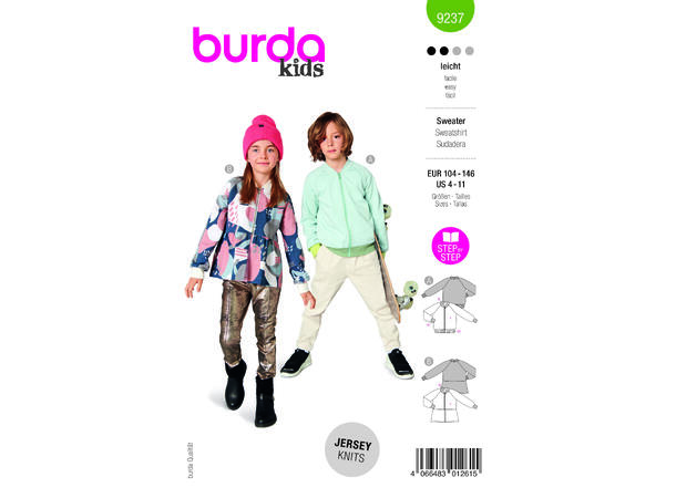 Burda 9237 - Jakke