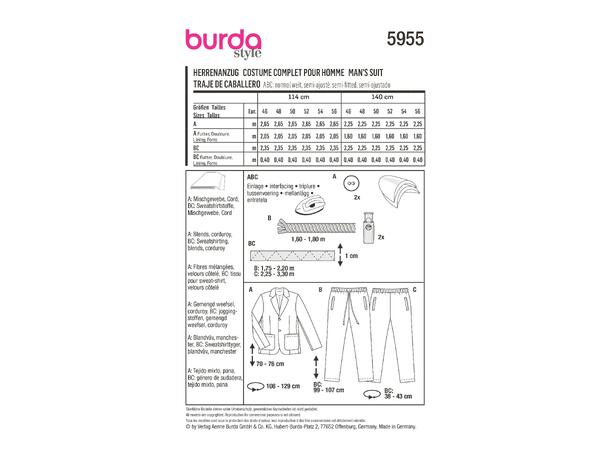 Burda  5955 - Dress