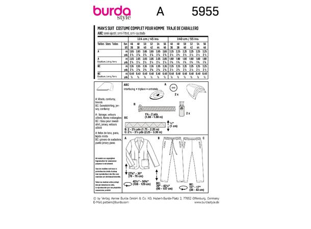 Burda  5955 - Dress