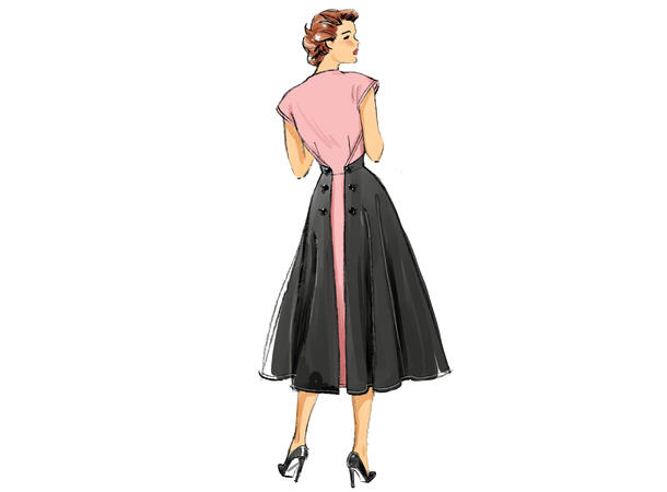 Butterick 6212- Retro Kjole