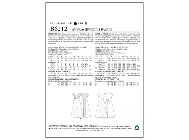 Butterick 6212- Retro Kjole