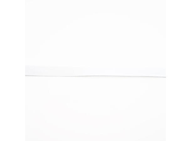 Klassisk bomullsbånd, hvit 10 mm