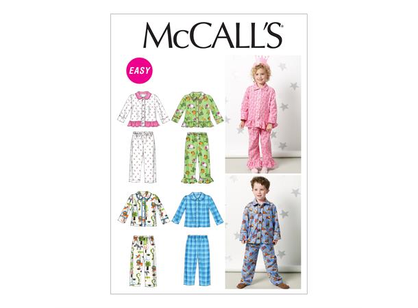 McCall's 6458 - Pysjamas til barn