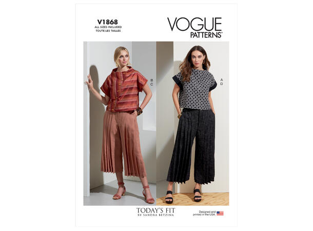Vogue 1868 - Topp og bukse.