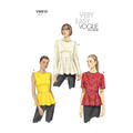 Vogue 8815 - Peplum topp B5 (8-10-12-14-16)