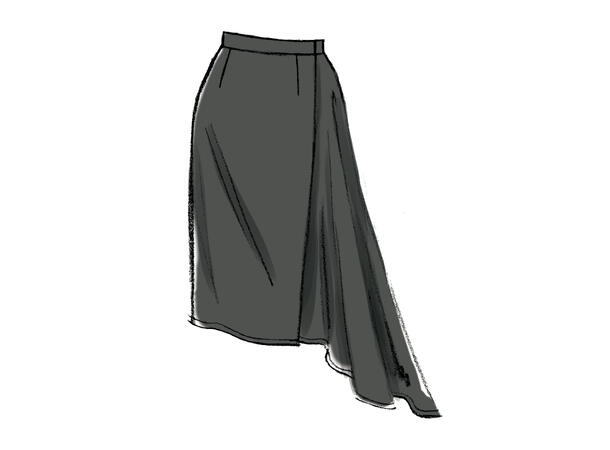 Vogue 8856 - Omslagsskjørt