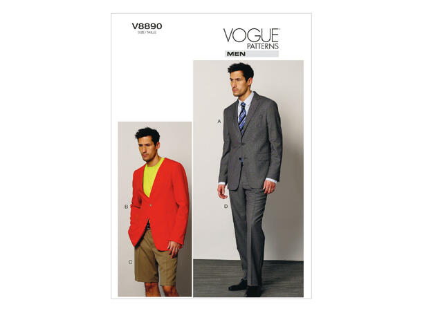 Vogue 8890 - Dress til herre.