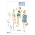 Vogue 9255 - BH med shorts E5 (14-16-18-20-22)