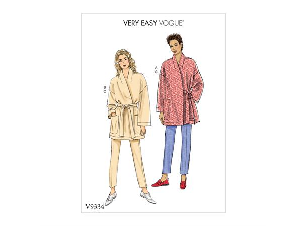 Vogue 9334 - Jakke med bukse ZZ (L-XL-XXL)