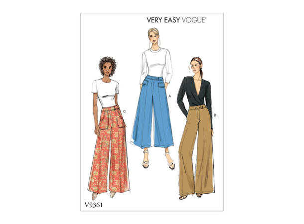 Vogue 9361 - Vide bukser.