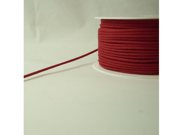 Anorakksnor, sort, 4 mm vannfast