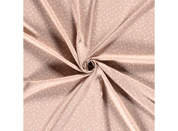 Bambus Poplin Rosa prikker