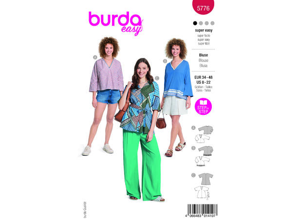 Burda 5776 - Bluse