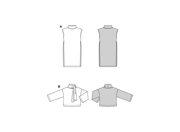 Burda 5880 - Kjole og Genser