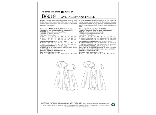 Butterick 6018- Retro Kjole
