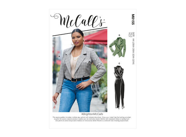 McCall's 8155 - Jakke og vest.