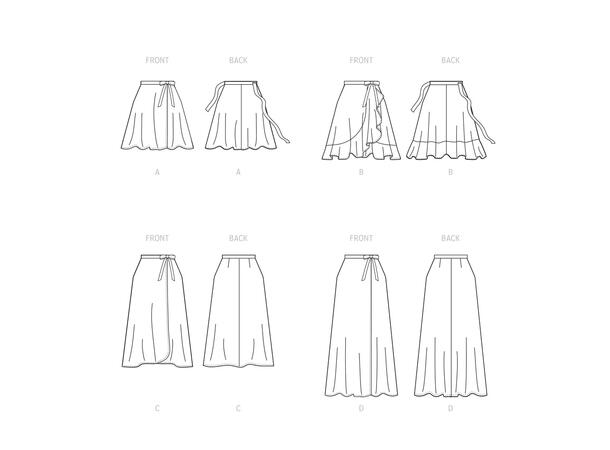 McCall's 8259 - Skjørt.