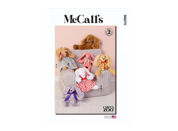 McCall's 8270 - Kaninbamse med kjole.
