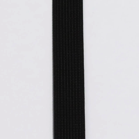 Spilebånd til korsett 12 mm, sort
