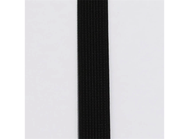 Spilebånd til korsett, 12mm sort