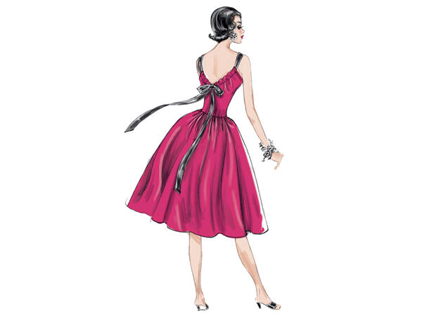 Vogue 1694 - Vintage Kjole.