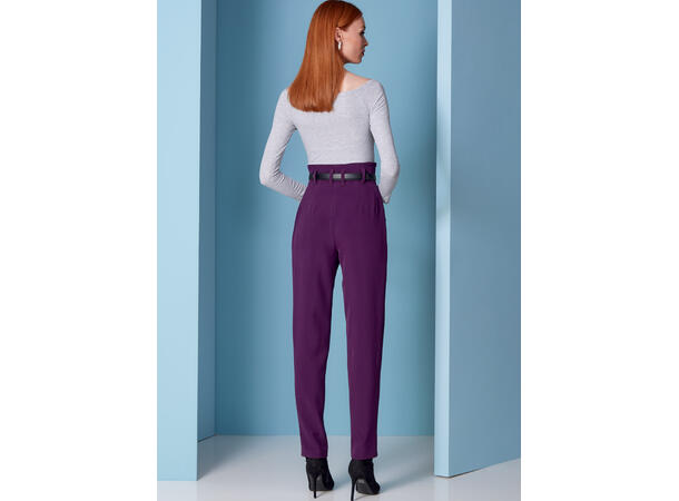 Vogue 1848 - Bukser med høyt liv.