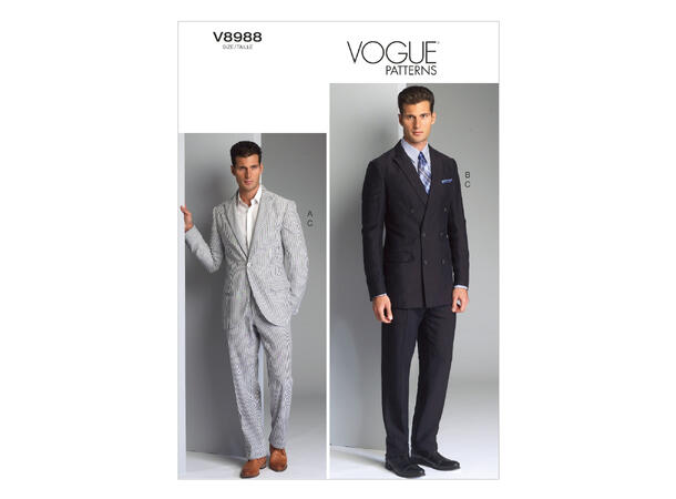 Vogue 8988 - Dress til herre.