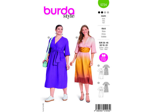 Burda 5724 - Kjole.