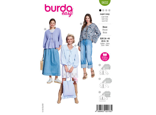 Burda 5745 - Bluse