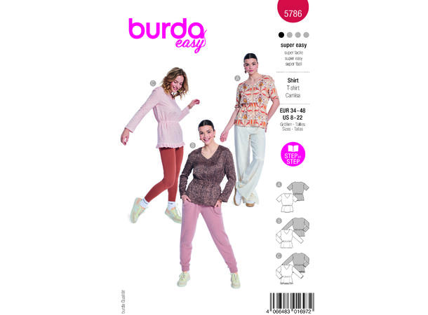 Burda 5786 - Topp.