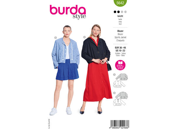Burda 5855 - Jakke