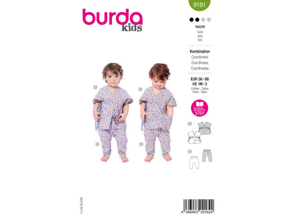 Burda 9244 - Bluse og kjole