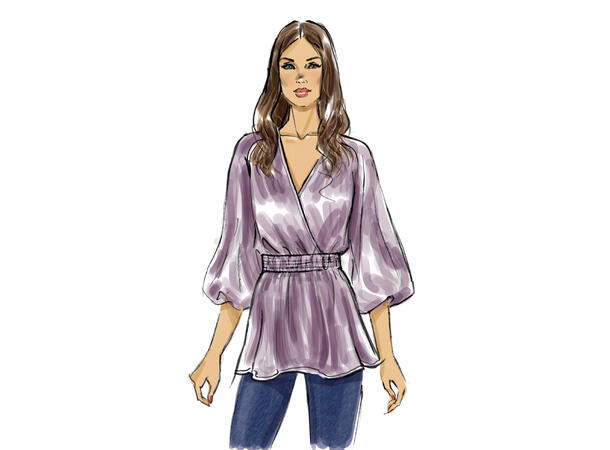 Butterick 6930- Topp til dame