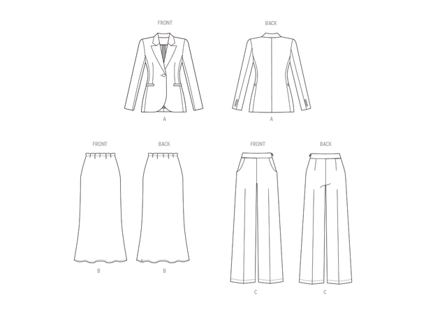 Butterick 6933- Klespakke til dame