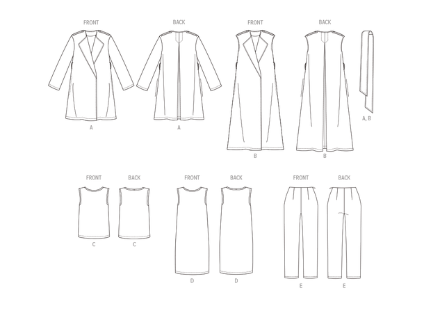 Butterick 6948- Klespakke til dame