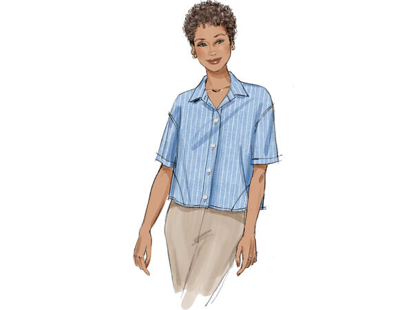 Butterick 7011- Skjorte til dame