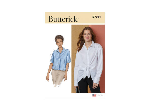 Butterick 7011- Skjorte til dame