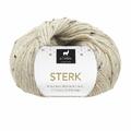 DSA , Sterk garn 932 Lys beige melert Tweed